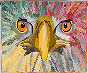 Eagle “Free Edge” Machine Appliqué Quilt