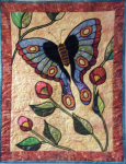 butterfly Stained glass and mosiac quilts