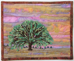 Threadpaint Tree Threadpainted Tree
